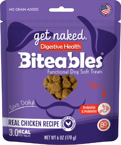 Get Naked® Biteables® Digestive Health Functional Dog Soft Treats Chicken Recipe (6 Oz.)