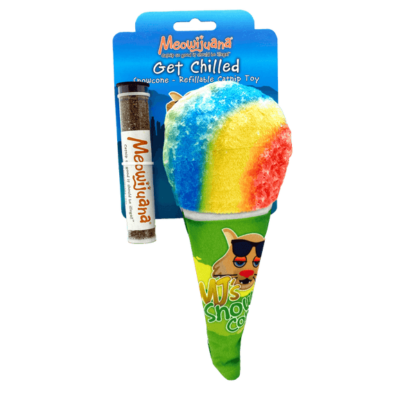 Meowijuana Get Chilled Refillable Snow Cone Cat Toy (Medium)