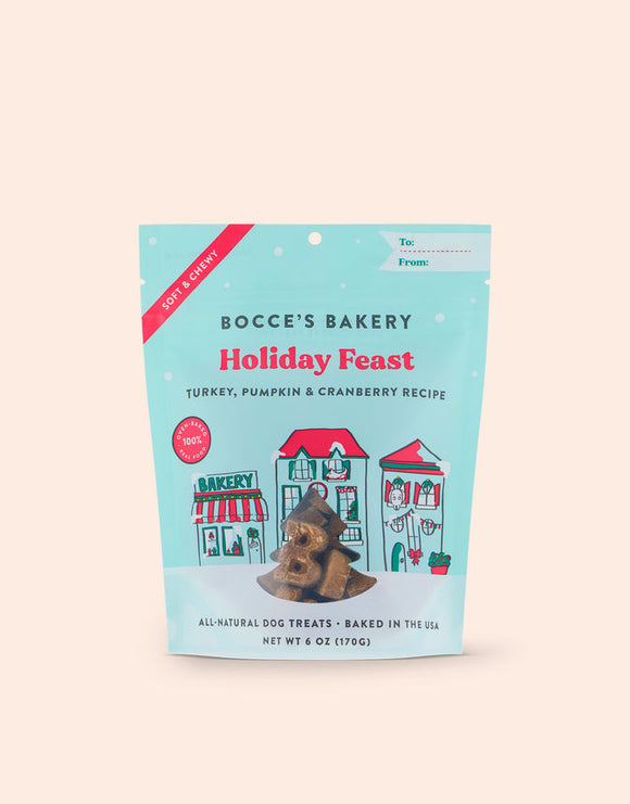 Bocce's Bakery Holiday Feast Soft & Chewy Treats (6 Oz.)