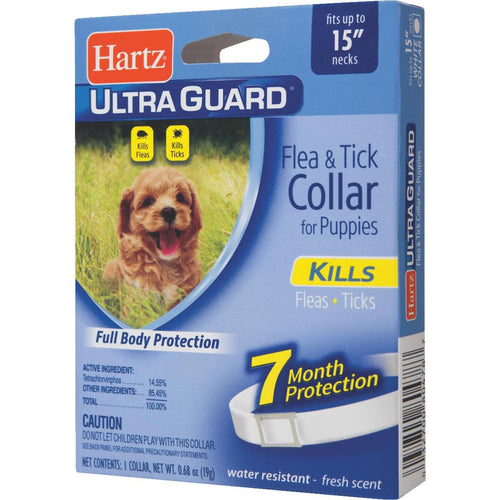 Hartz UltraGuard Water Resistant Flea Tick Collar For Puppies