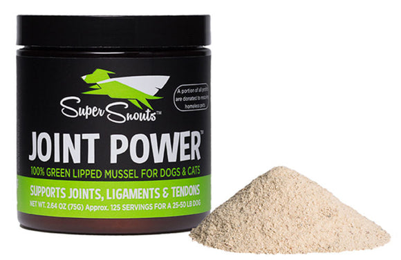 Diggin Your Dog Super Snouts Joint Power 100% Green Lipped Mussel for Dogs & Cats (75 grams)