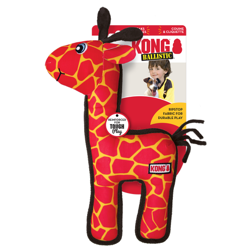 KONG Ballistic Giraffe Dog Toy