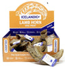 Icelandic+ Large Lamb Horn Dog Treat (Single)