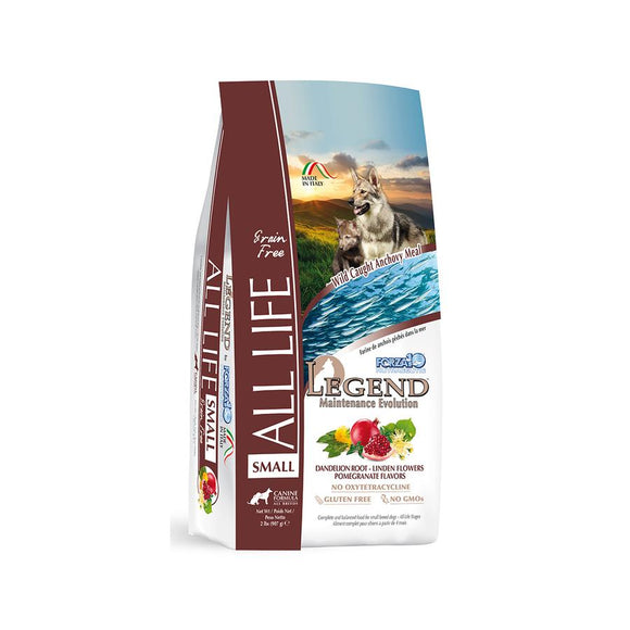 Forza10 Nutraceutic Legend All Life Small Breed Grain-Free Wild Caught Anchovy Dry Dog Food (2 Lb.)