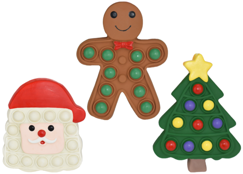 MultiPet Look Who’s Poppin’ Tree, Santa, Ginger Dog Toys