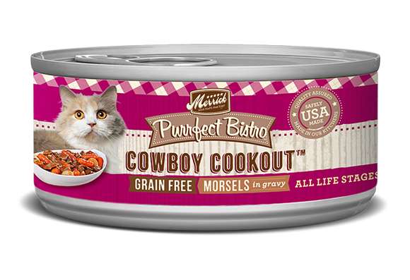 Purrfect Bistro Grain Free Morsels Cowboy Cookout (5.5 Oz)