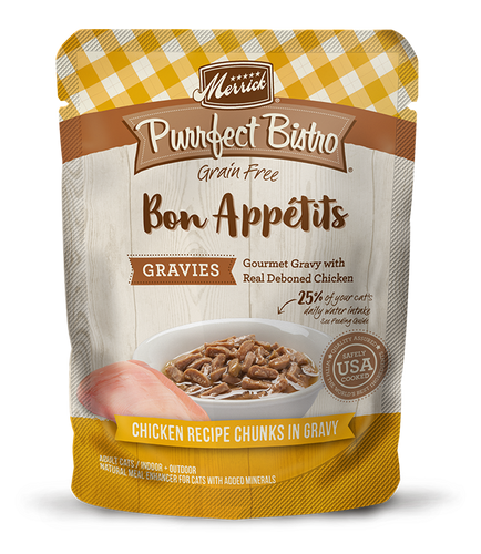Purrfect Bistro Bon Appétits Chicken Recipe Chunks in Gravy (3 Oz)