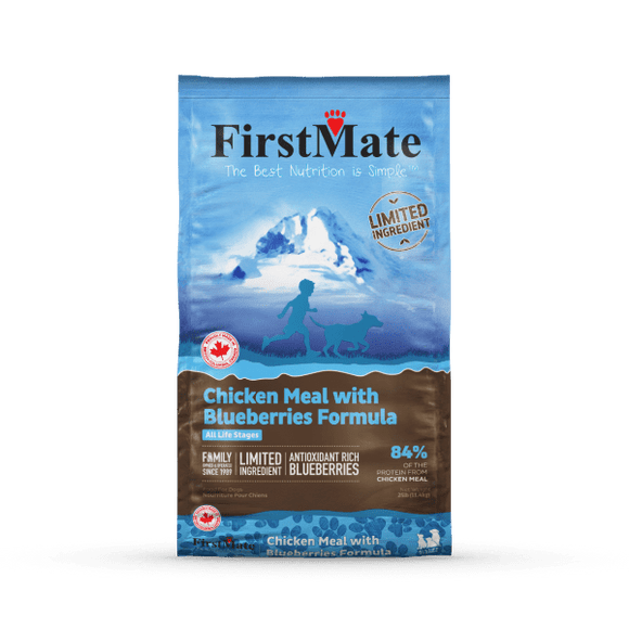 FirstMate Pet Foods Limited Ingredient Chicken Meal with Blueberries Formula Dog Food