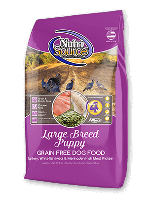 NutriSource® Large Breed Puppy Grain Free Turkey & Fish Recipe Dry Dog Food (15 lb)