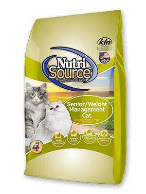 NutriSource® Senior / Weight Management Cat Recipe (6.6 lb)