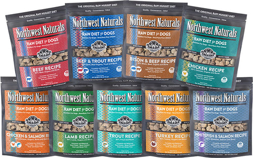 Northwest Naturals Frozen Raw Nuggets for Dogs (Beef, 6 lbs)