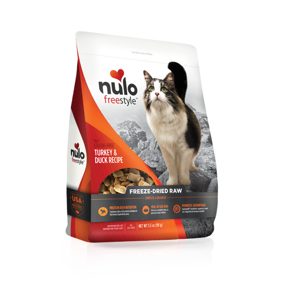 Nulo FreeStyle Freeze-Dried Raw Turkey & Duck Recipe for Cats (3.5-oz)