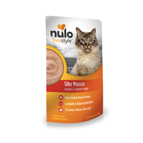 Nulo FreeStyle Silky Mousse Chicken & Salmon Recipe for Cats (2.8-oz)