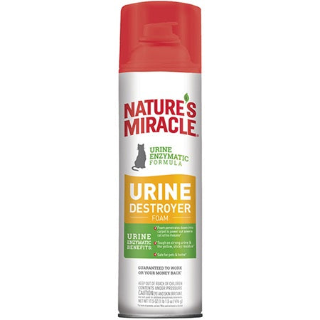 Nature's Miracle Urine Destroyer for Cats- Foam (17.5-oz)