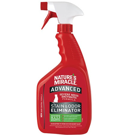 Nature's Miracle Advanced Stain and Odor Eliminator - Cats (32-oz)