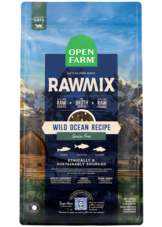 Open Farm Wild Ocean Grain-Free RawMix for Cats