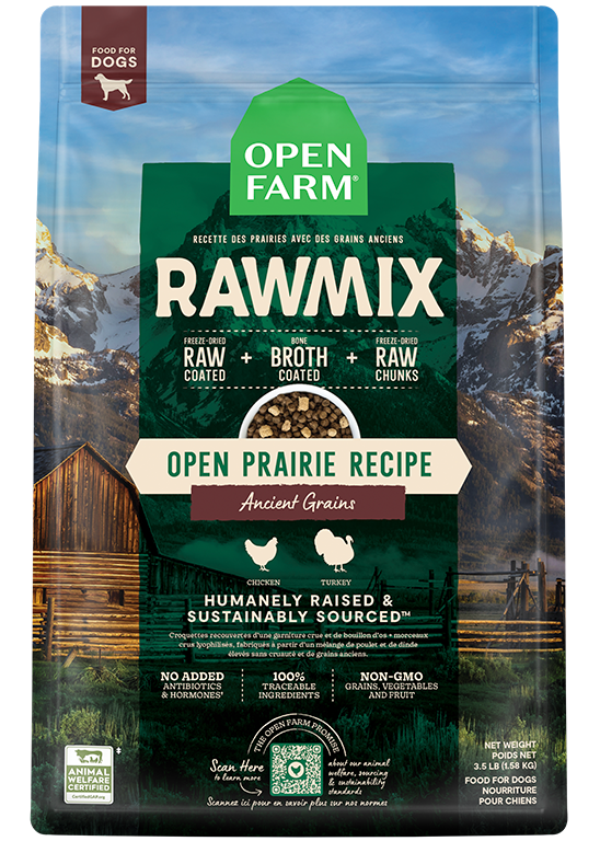 Open Farm Open Prairie Ancient Grains RawMix for Dogs (3.5 Lb)