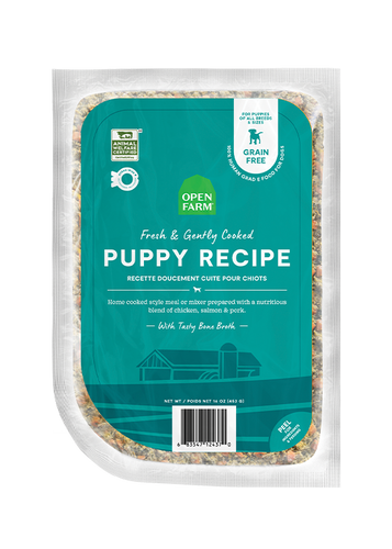 Open Farm Puppy Gently Cooked Recipe Frozen Dog Food (16 Oz)