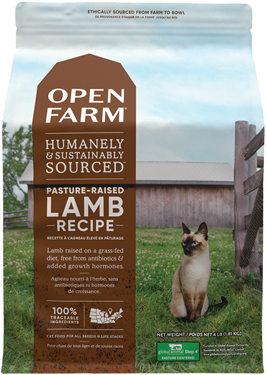 Open Farm Pasture-Raised Lamb Dry Cat Food (4-lbs)