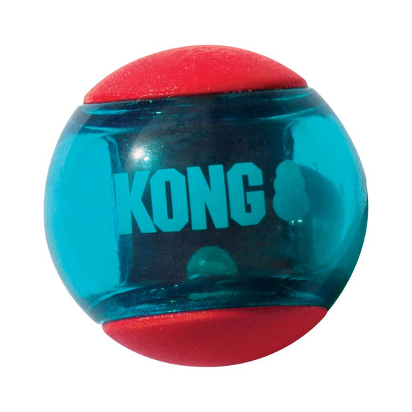 The KONG Company Squeezz® Action Ball Red (Large 2-pack Red)