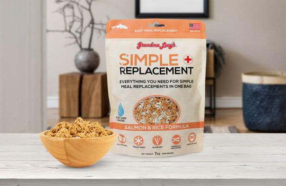Grandma Lucy's Simple Replacement Salmon & Rice Dog Food (7 Oz.)