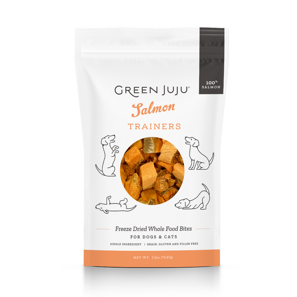 Green Juju Freeze-Dried Salmon Trainers for Dogs & Cats