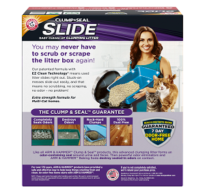 Church & Dwight Arm & Hammer™ SLIDE™ Easy Clean-Up Clumping Litter Multi-Cat (14 lb)