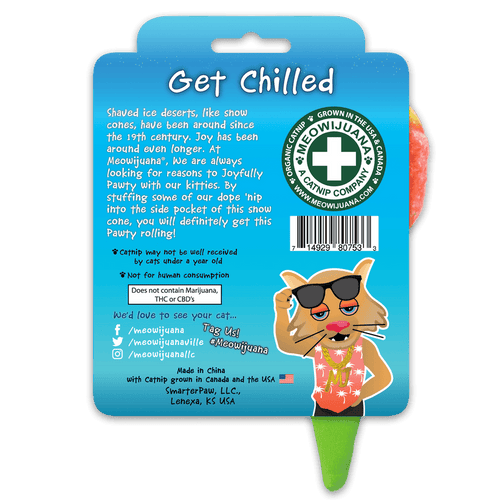 Meowijuana Get Chilled Refillable Snow Cone Cat Toy (Medium)