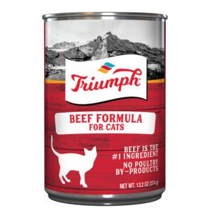 Triumph Beef Canned Cat Food (13 oz, Single Can)
