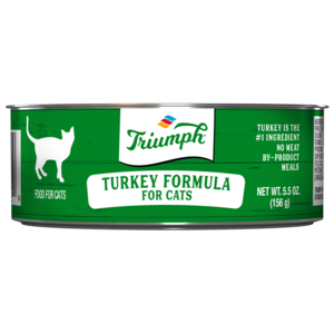 Triumph Turkey Formula Canned Cat Food (5.5 oz, Single Can)