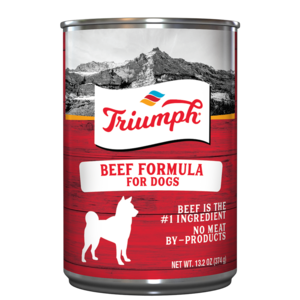 Triumph Beef Canned Dog Food (13 oz, Single Can)