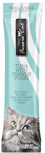 Fussie Cat Tuna with Prawns Purée (.5 Oz, Single)