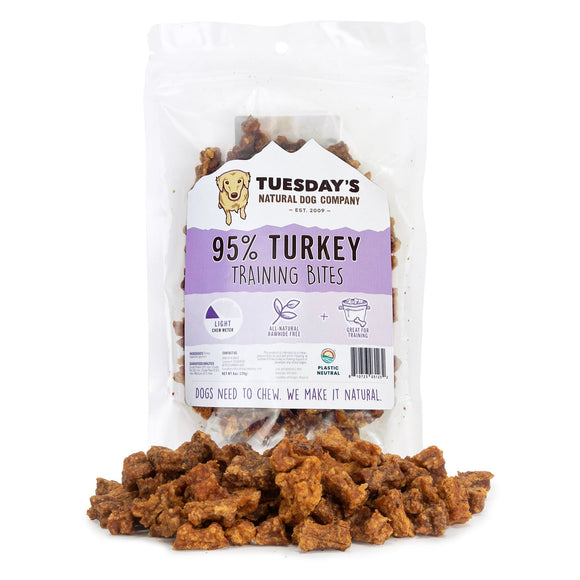 The Natural Dog Company 95% Turkey Training Bites (6 oz)