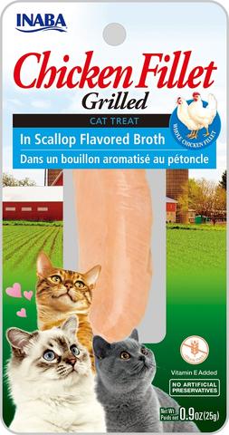 Inaba Grilled Chicken Fillet in Scallop Broth for Dogs (1-Count)