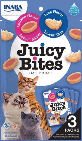 Inaba Juicy Bites Tuna & Chicken Flavor Cat Treats (3-Treats)