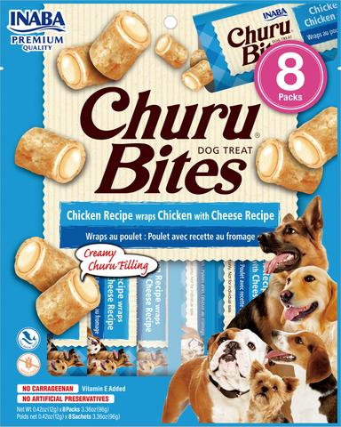 Inaba Churu Bites Chicken with Cheese Dog Treats (8 Packs)