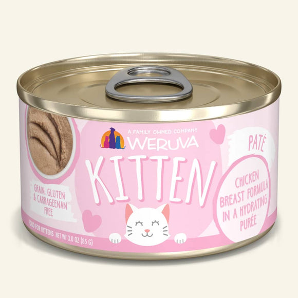 Weruva Kitten, Chicken Breast Formula in a Hydrating Purée (3-oz, Single)