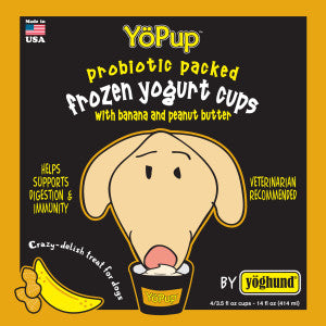 Yoghund YoPup All Natural Banana & Peanut Butter Frozen Yogurt (14-fl.oz.)