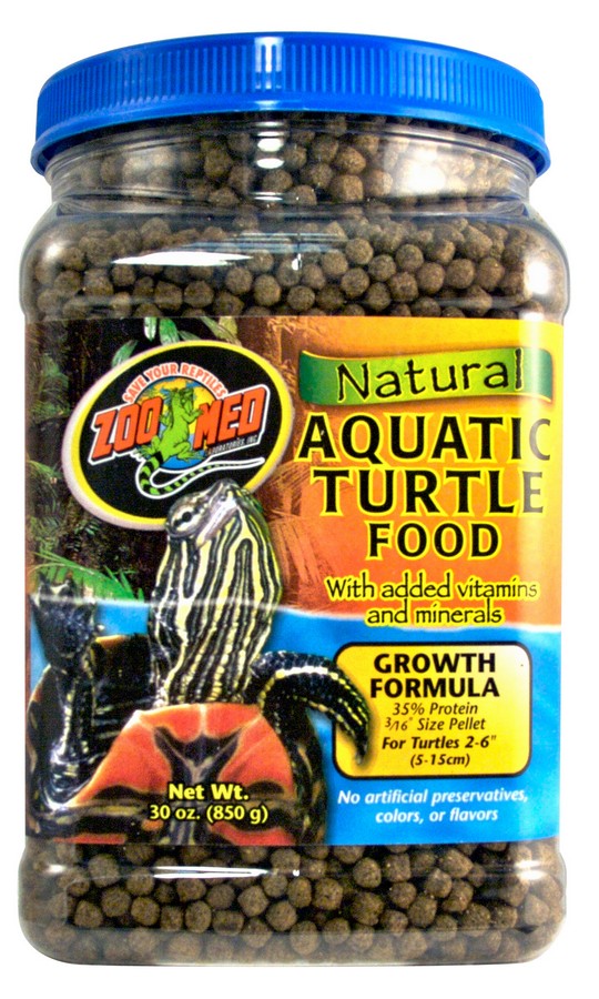 Zoo Med Natural Aquatic Turtle Food – Growth Formula (7.5-oz)