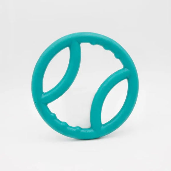 ZippyPaws ZippyTuff Squeaky Ring Toy (8 x 8 x 0.75 in, Teal)