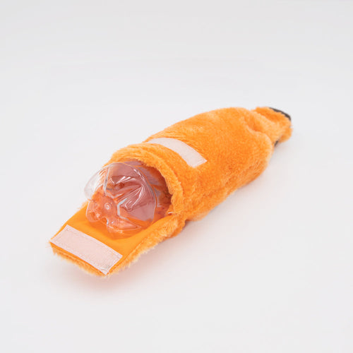 ZippyPaws Halloween Happy Hour Crusherz Pumpkin Ale Dog Toy