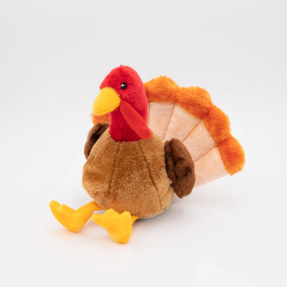 ZippyPaws Tucker the Turkey Plush Dog Toy (8.5 x 7 x 9 in)