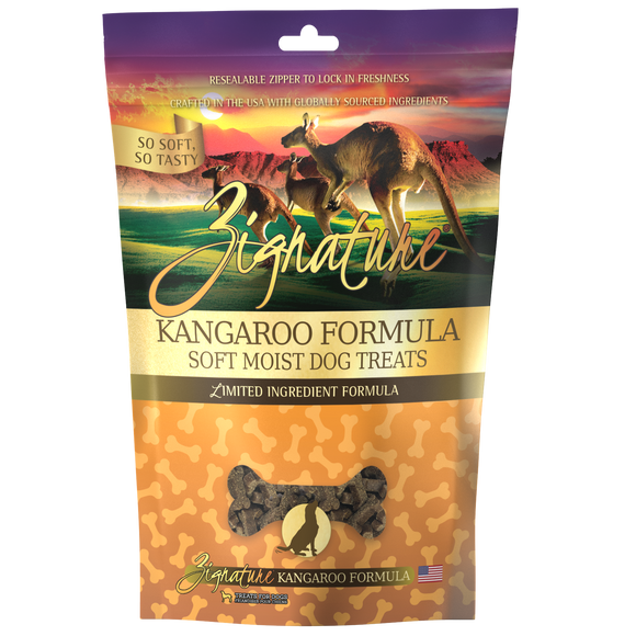 Zignature Soft Moist Dog Treats Kangaroo Formula (4-oz)