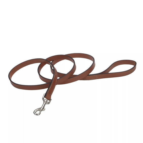 Coastal Pet Circle T Oak Tanned Leather Dog Leash
