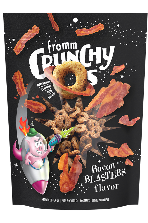 Fromm Crunchy O's Bacon Blasters Dog Treats (6-oz)