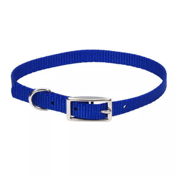 Coastal Pet Single-Ply Dog Collar (5/8'' X 12'', Blue)