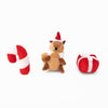 Zippy Paws Holiday Miniz Festive Friends 3 Pack