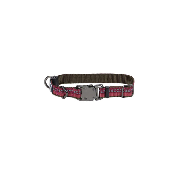 Coastal Pet K9 Explorer Reflective Adjustable Dog Collar (Berry, 5/8