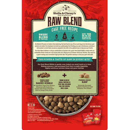 Stella & Chewy's Raw Blend Kibble Cage Free Recipe Dry Dog Food (22-lb)