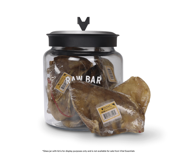 Vital Essentials Raw Bar Freeze Dried Raw Pig Ears Dog Snacks (Single)